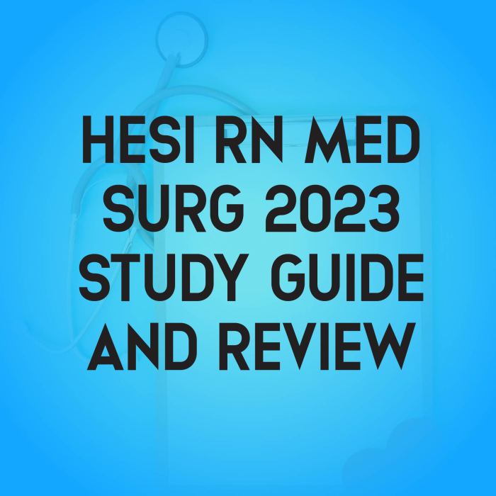 Med surg hesi test bank